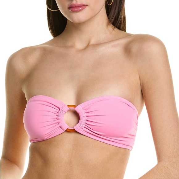 Kate Spade Color block Ring Bandeau Swimsuit set - Picture 5 of 6